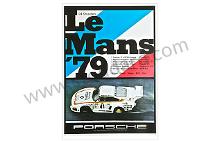 LE MANS 24 HOUR RACE POSTER 1979 70 X 50 CENTIMETRE (99A000106599)