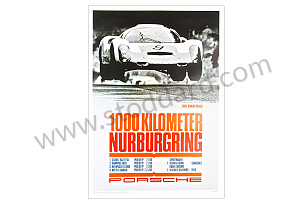 1000 KM N&Uuml;RBURGING POSTER 70 X 50 CENTIMETRE (99A000106602)