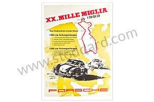 MILLE MIGLIA 356 POSTER 70 X 50 CENTIMETRE (99A000106604)