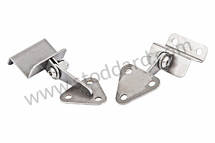 PAIR OF REAR BONNET HINGES FOR 911R (THE BONNET FOLDS UP AGAINST THE REAR WINDOW)  (99A000106671)