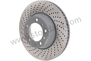 Left Rear Brake Disc Rotor For 996 Cup  (99635240590)
