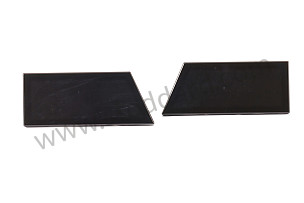 PAIR OF BLACK ANODIZED INTERIOR DOOR HANDLES  (99A000106706)
