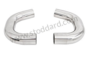 PAIR OF STAINLESS STEEL TUBES BETWEEN CATALYTIC CONVERTER AND SILENCER  (99A000106711)