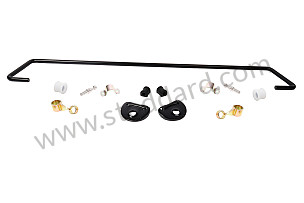 Complete 15.5mm Anti Roll Sway Bar Set, Including Brackets, End Links and Bushings for 911 912  (90133370104SET)