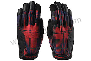 911 930 TURBO CLASSIC RED TARTAN MECHANICAL ASSEMBLY GLOVES WITH MAGNET - SIZE 10/XL  (PCG930010A)