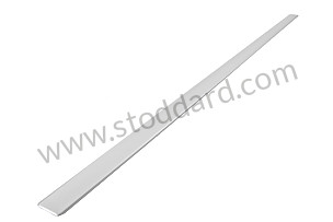 MOULDING satin aluminium / satin aluminium (4W9) / ALUMINIUM / FRONT RIGHT / OPTION: ALUMINIUM PACKAGE (Option code: IQJ2) (955559284024W9)