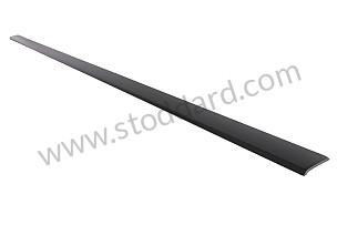 MOULDING MATT BLACK / MATT BLACK (XX2) / FRONT LEFT / OPTION: ALUMINIUM PACKAGE VERSION 2 (Option code: IQJ4) (95555928701XX2)