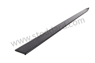 MOULDING MATT BLACK / MATT BLACK (XX2) / REAR RIGHT / OPTION: ALUMINIUM PACKAGE VERSION 2 (Option code: IQJ4) (95555929001XX2)