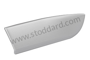 Fender Molding, Satin Silver, For Cayenne satin aluminium / satin aluminium (4W9) / ALUMINIUM / RIGHT / OPTION: WITHOUT CHROME PACKAGE (Option code: IQJ0), OPTION: ALUMINIUM PACKAGE (Option code: IQJ2) (955559458024W9)
