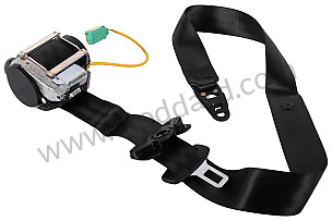 SEAT BELT Left-hand drive / black / black (HCP) / RIGHT (95580300201HCP)