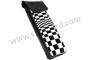 REUTTER RECARO CLASSIC FIRST AID KIT CASE IN LEATHER AND FABRIC - PASHA BLACK AND WHITE BLACK / BLACK / LEATHER (99A001078863)
