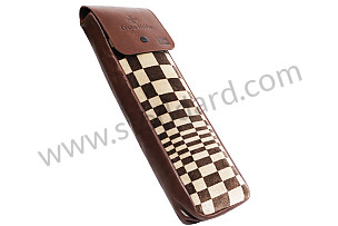 REUTTER RECARO CLASSIC FIRST AID KIT CASE IN LEATHER AND FABRIC - PASHA BROWN AND CREAM BROWN AND CREAM / BROWN AND CREAM / LEATHER (99A001078865)