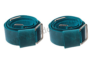 LUGGAGE STRAP 356 / 912 / 911 65-73 THE COMPLETE KIT PAIR / TURQUOISE / TURQUOISE (99A001080514)