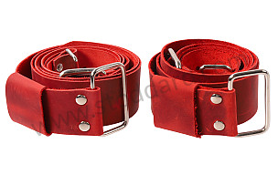 LUGGAGE STRAP 356 / 912 / 911 65-73 THE COMPLETE KIT PAIR / RED / RED (99A001080520)