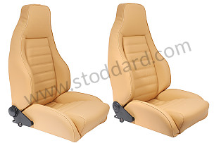 TURBO LEATHER SEAT KIT brown / brown (3NG) / LEATHER (99A001083250)