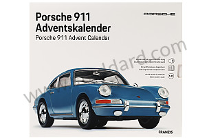 911 CLASSIC (1963) BLUE ADVENT CALENDAR 1/43 SCALE WITH ENGINE SOUND (ENGLISH & GERMAN)  (99A001083261)
