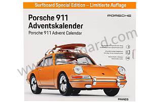 911 YELLOW ADVENT CALENDAR 1/43 SCALE WITH ENGINE SOUND (ENGLISH & GERMAN) - LIMITED EDITION WITH ROOF SURFING  (99A001083262)