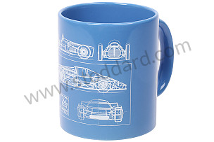 24H LE MANS MUG OFFICIAL PRODUCT WITH TECHNICAL DRAWINGS - BLUE 300 M (99A001083338)