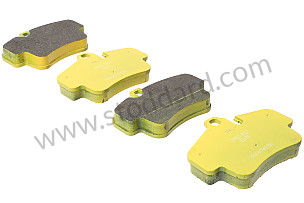 PAGID YELLOW FRONT BRAKE PADS  (99A001083349)
