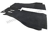 NLA 551 101 05 - Front Rubber Floor Mat For 356B T5 With No Hole Cut-Out For Headlight Dimmer Switch