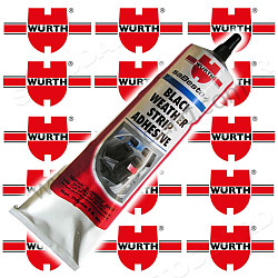Wurth Black weatherstrip adhesive. 5oz. tube  (SIC89054010)