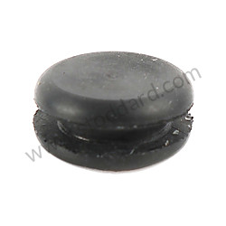 6mm hole plug for holes in lower horn/fog opening. Fits 356B 356C. 
can also be used as rear reflector hole plug if car has smaller 6mm holes.  (99970300650)