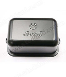 Voltage Regulator Cover, Stamped Steel With Old Bosch Script Logo For 356 Pre-A And 356A  (61660320303)