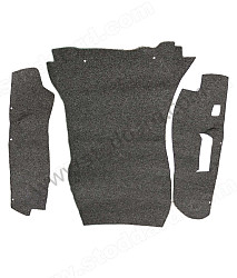 Front Trunk Mat Set, Charcoal Perlon, 911 1974-76  (SIC55199170)