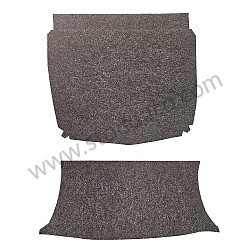 Front Trunk Mat, German Velour. 914 1970-1976  (SIC55191413800)