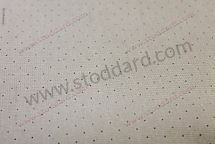 Ivory Perforated German Vinyl Headliner For 356B T6 And 356C Coupe W/ Electric Sunroof  (64455550106)