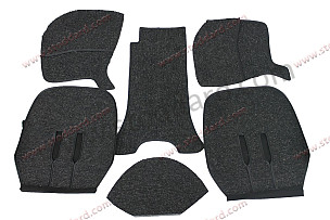German Square Weave Carpet Set For 356 Speedster. Special Order  (NLA55101400)
