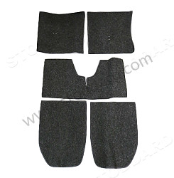 Carpet Set, Charcoal Perlon. 1969 912 Targa  (SIC55191208)