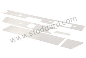 Aluminum Dashboard Trim Set 911 912 1968 Only. Left Hand Drive. Not For L Or S Models  (SIC55245168)
