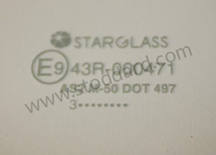Door Window Glass, Right For 356B And 356C Coupe RIGHT (NLA54210202)