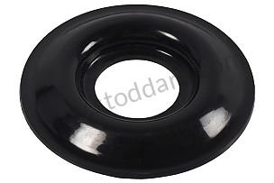 Plastic Rosette Black For Seat Belt Mount For Early 911 912  (SIC80312300)