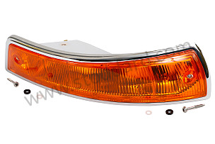 USA-Spec Front Turn Signal Assembly, Left, 911 And 912 1965-1968 Adaptive / PLASTIC / for UNITED STATES OF AMERICA only / FRONT RIGHT / adaptable (SIC63140102)