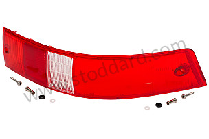 USA-Spec Rear Tail Light Lens, Right, 911 912 1965-1968 for UNITED STATES OF AMERICA only / REAR RIGHT (SIC63140411)