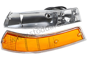 FRONT LEFT TURN SIGNAL UNIT 911 69-73 USA IN CHROME METAL CHROME / CHROME / METAL / FRONT LEFT (99A001092474)