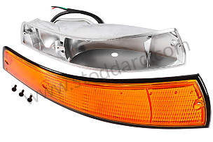 911 69-73 USA FRONT RIGHT TURN SIGNAL UNIT IN BLACK METAL BLACK / BLACK / METAL / FRONT RIGHT (99A001092477)