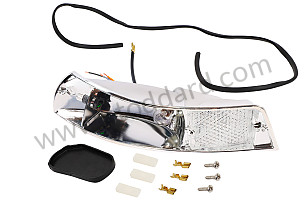 FRONT LEFT TURN SIGNAL UNIT 911 69-73 PLASTIC USA PLASTIC / for UNITED STATES OF AMERICA only / FRONT LEFT (99A001092479)