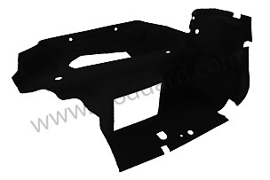 LINING Left-hand drive / black / black (A31) / OPTION: PORSCHE STABILITY MANAGEMENT (PSM) (Option code: I476), OPTION: PCM2 NAVIGATION  (Option code: I670), OPTION: PCM-2 OFFROAD NAVIGATION  (Option code: I672), OPTION: CD AUTOCHANGER 'PORSCHE' (Option code: I692) (99755105116A31)