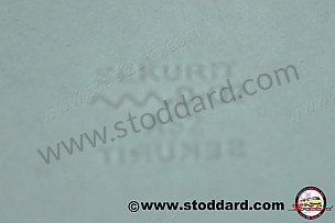 Tinted Door Glass For 356 Cabriolet (t2 And Later Cars), Left Or Right  (64454210131)