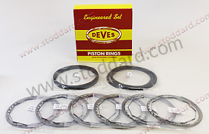 Deves 1980-B Piston Ring Set. 3.0 3.2 95mm-1.50, 1.75, 3.50.  (SIC10319800B)
