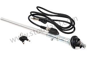 RETRO ROD ANTENNA CHROME 38MM HEAD  (SIC64530104)