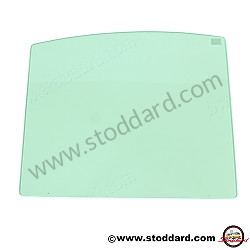 Door Glass, Tinted, Left or Right for 356B 356C Coupe. with Original Small Durvit Markings  (64454210111D)