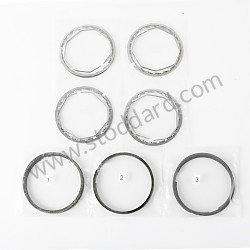 Deves 1860 020 Piston Rings Set For 1600 Big Bore Pistons, 85.50 Bore.  (SIC10318600020)