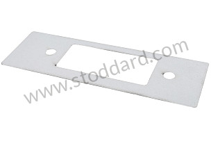 Dashboard Radio Plate With Cut-Outs For Vintage Style Radios. For 911 912 1969-1973  (SIC55207905)