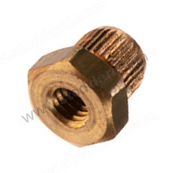 Knurled Brass Nut For Sending Units  (NLA74150103)