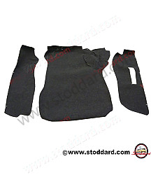 Front Trunk Mat Set, Charcoal Perlon. 911 1977-1985  (SIC55199180)