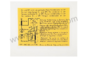 Voltage Regulator Decal 356, Water Transfer  (NLA70100701)